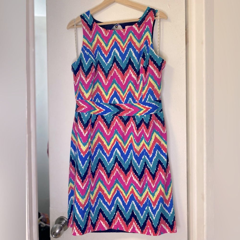 Lilly Pulitzer Kirkland Dress Hearts A Flutter Size 12